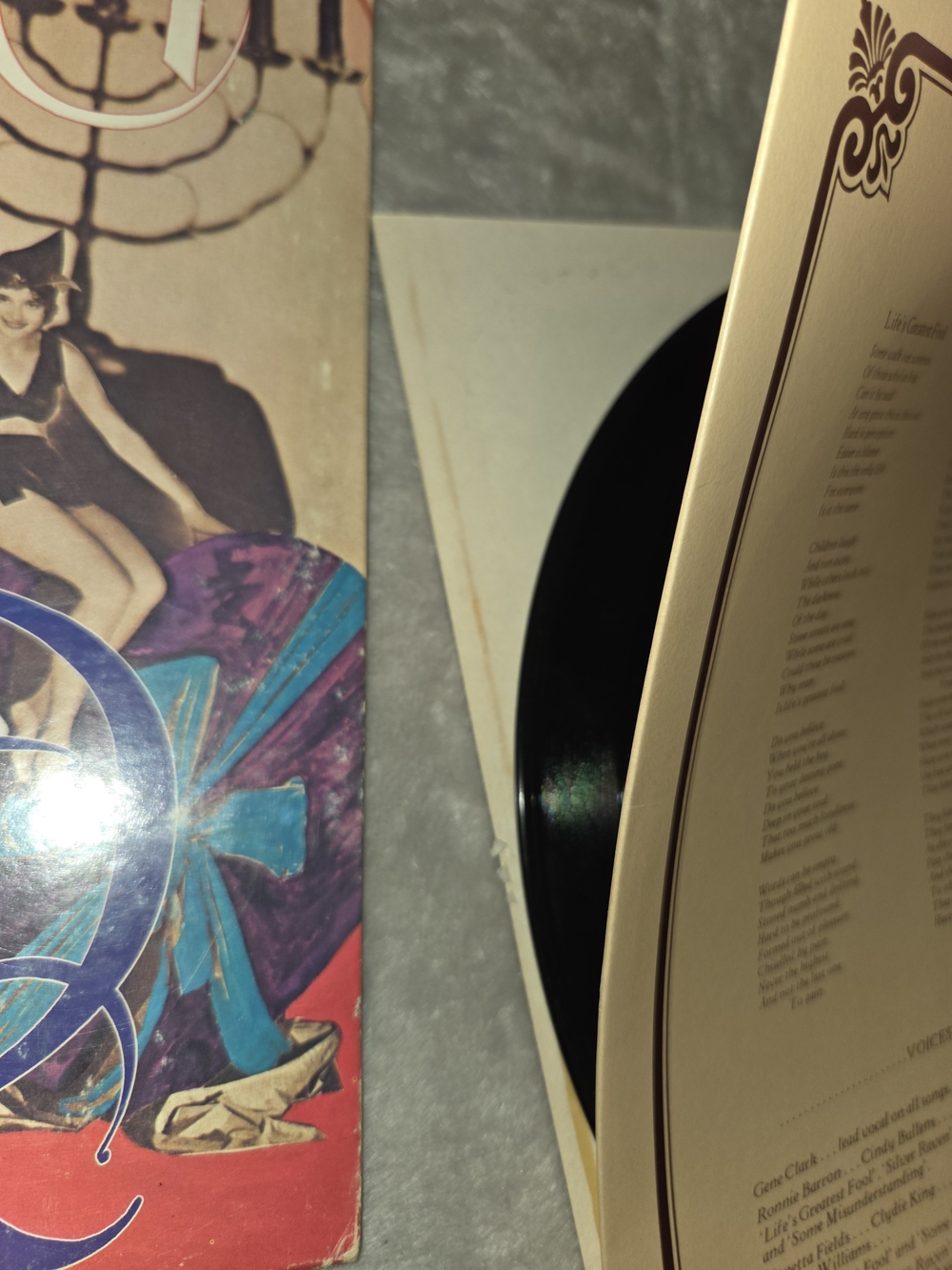 Vintage Gene Clark "No Other" 1974 Elektra Vinyl Album With Poster - Picture 9 of 16